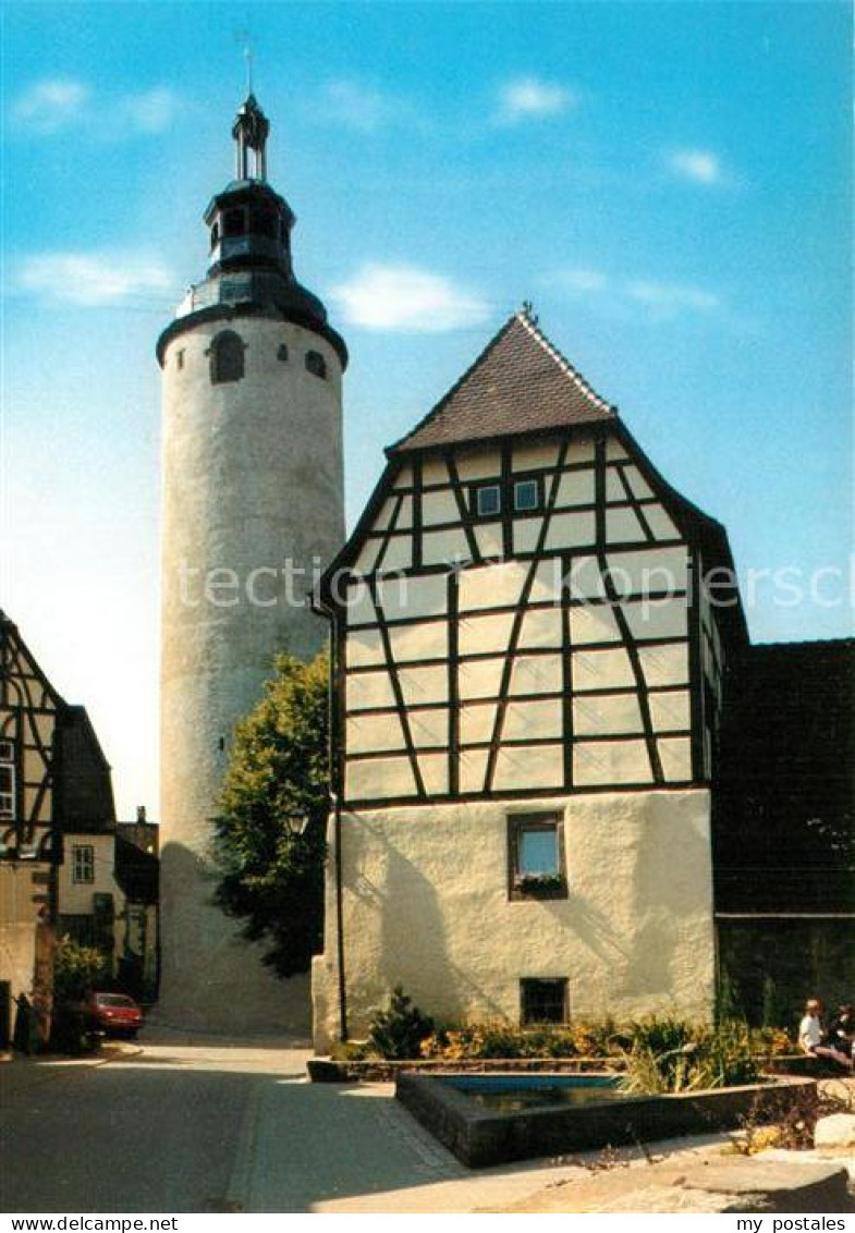 73226785 Tauberbischofsheim Fachwerk Und Turm Tauberbischofsheim - Tauberbischofsheim