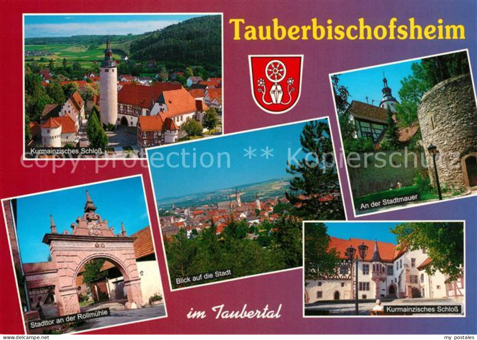 73226781 Tauberbischofsheim Kurmainzisches Schloss Stadttor An Rollmuehle  Taube - Tauberbischofsheim