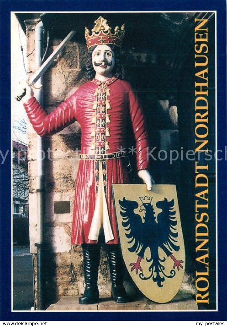 73226742 Nordhausen Thueringen Roland Statue Nordhausen Thueringen - Nordhausen