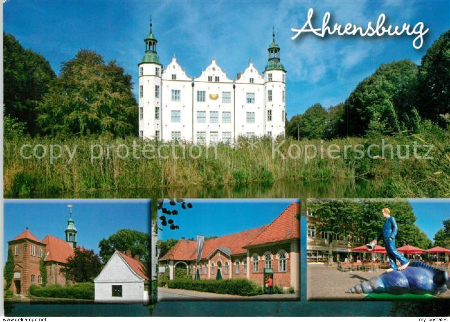 73226692 Ahrensburg Schloss Kirche Innenstadt Plastik Ahrensburg - Ahrensburg