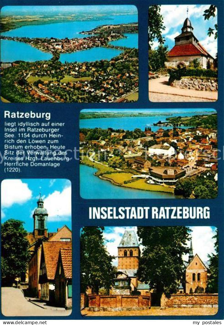 73226688 Ratzeburg Fliegeraufnahme Kirche  Ratzeburg - Ratzeburg