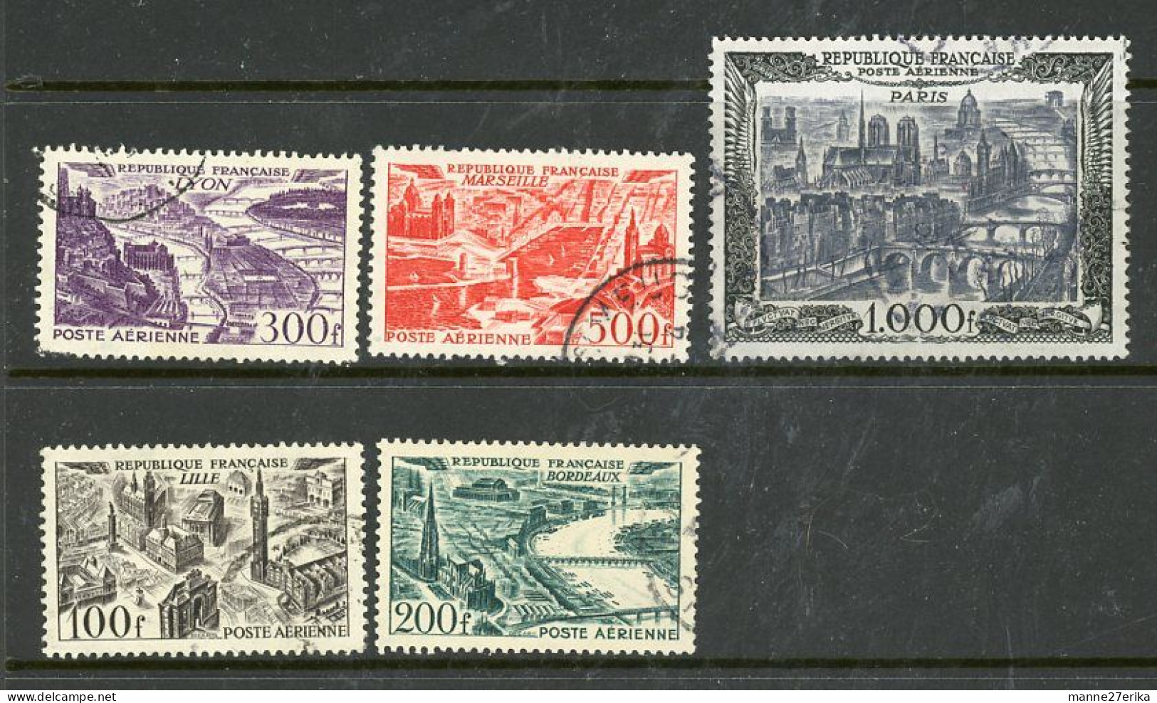 -France-1949-"Airmails"(O ) - Used Stamps