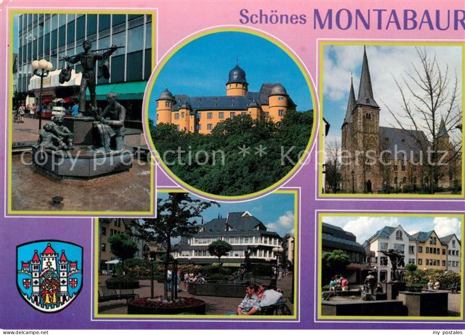 73226502 Montabaur Westerwald Brunnen Schloss Kirche Park Marktplatz Montabaur W - Montabaur