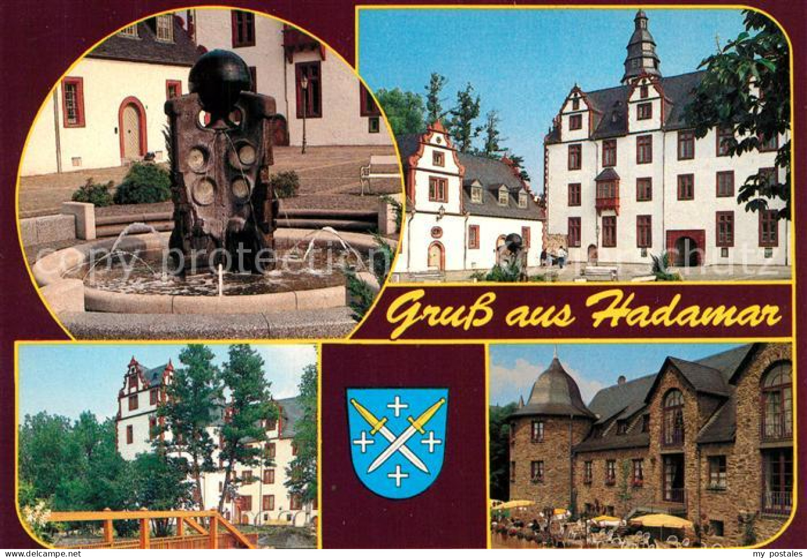 73226477 Hadamar Westerwald Brunnen Rathaus Schloss Hadamar Westerwald - Hadamar