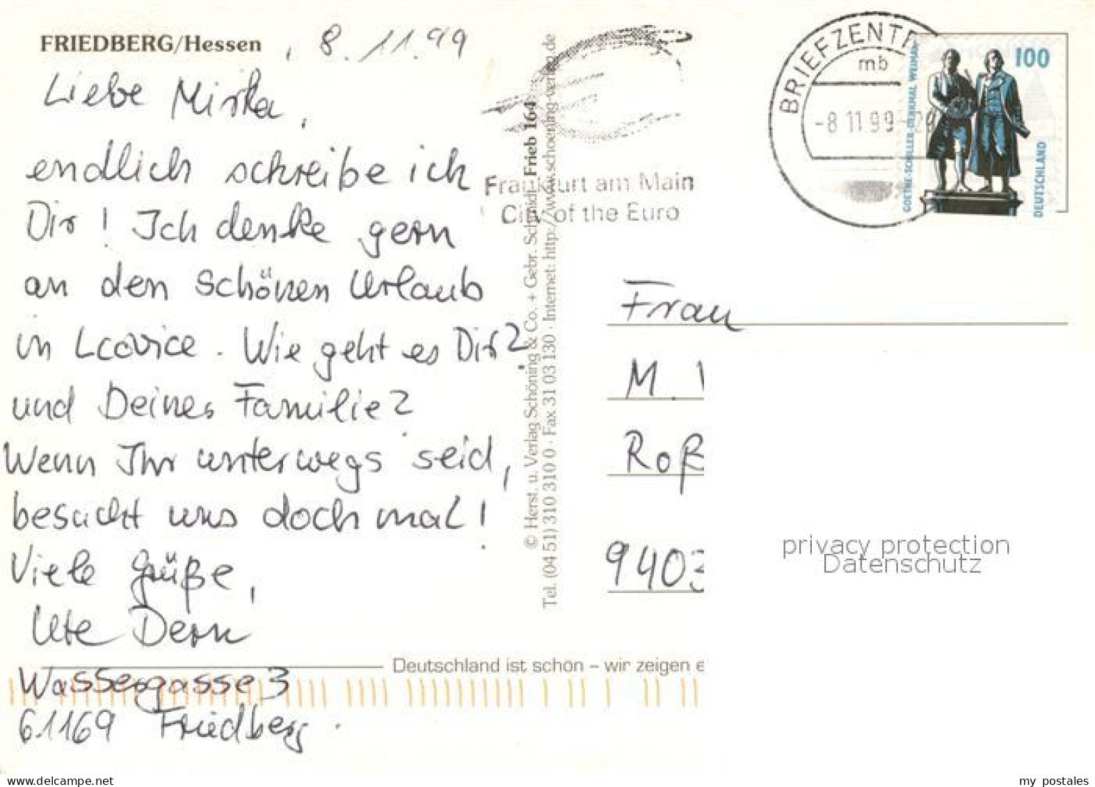 73226471 Friedberg Hessen Adolfsturm Brunnen Schloss Friedberg Hessen - Friedberg