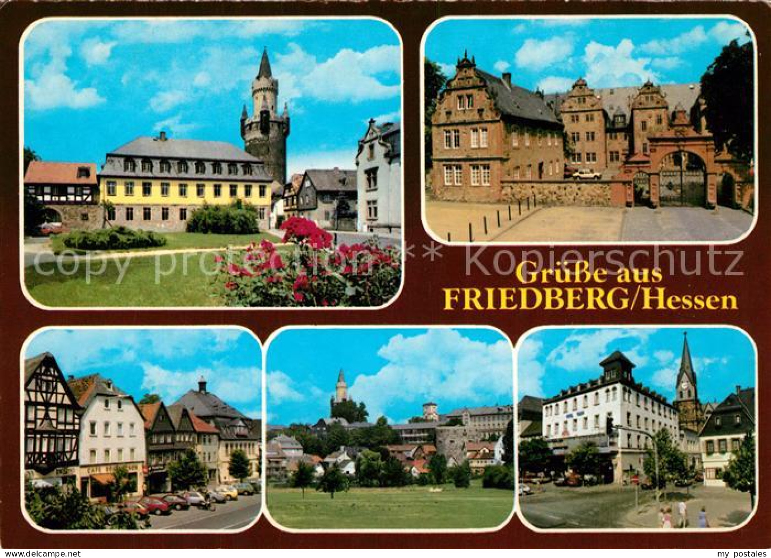 73226464 Friedberg Hessen Adolfsturm Renaissance Schloss Kaiserstrasse Teilansic - Friedberg
