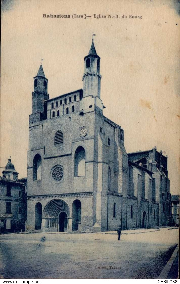 RABASTENS      ( TARN )    EGLISE NOTRE-DAME DU BOURG - Rabastens