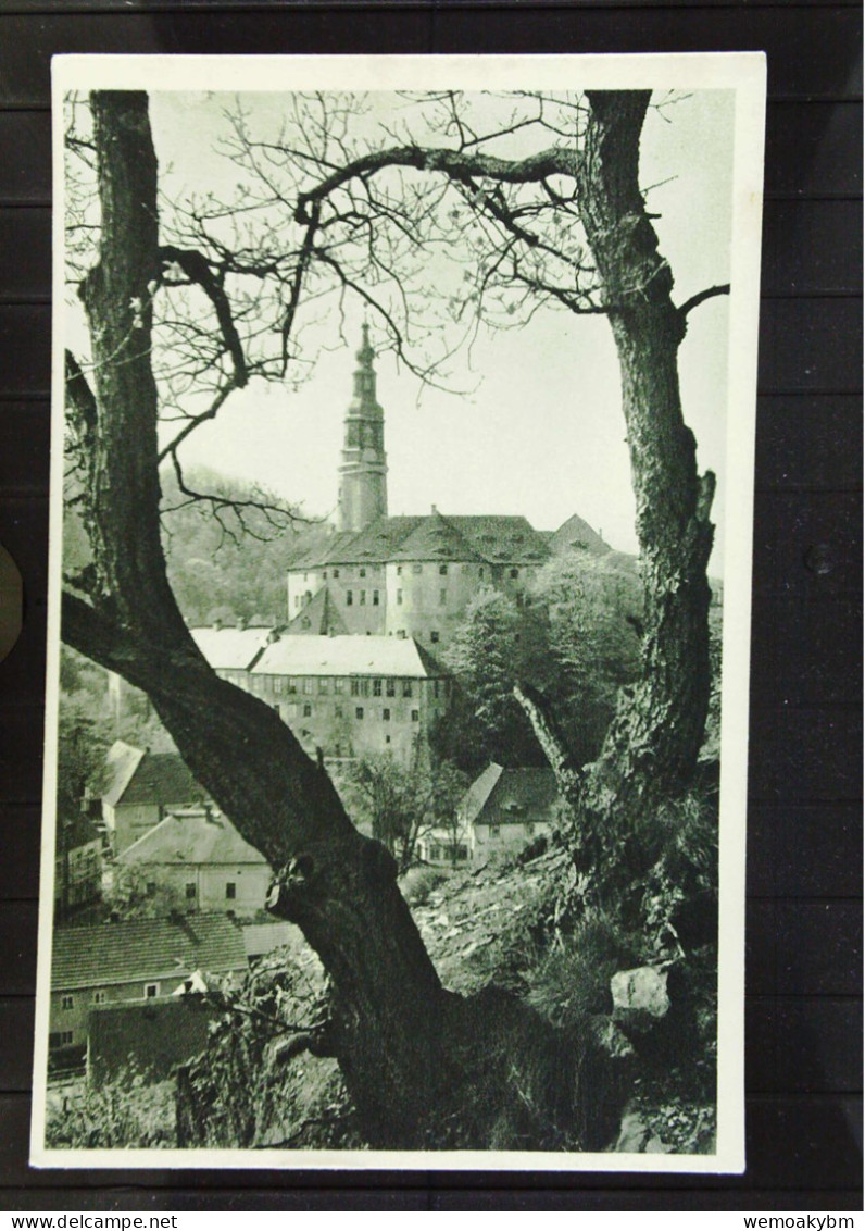 DR:  Ansichtskarte Von Schloß Weesenstein (sächs. Schweiz) Mit Blick Vom Abendfrieden- Nicht Gelaufen, Um 1930 - Weesenstein A. D. Mueglitz