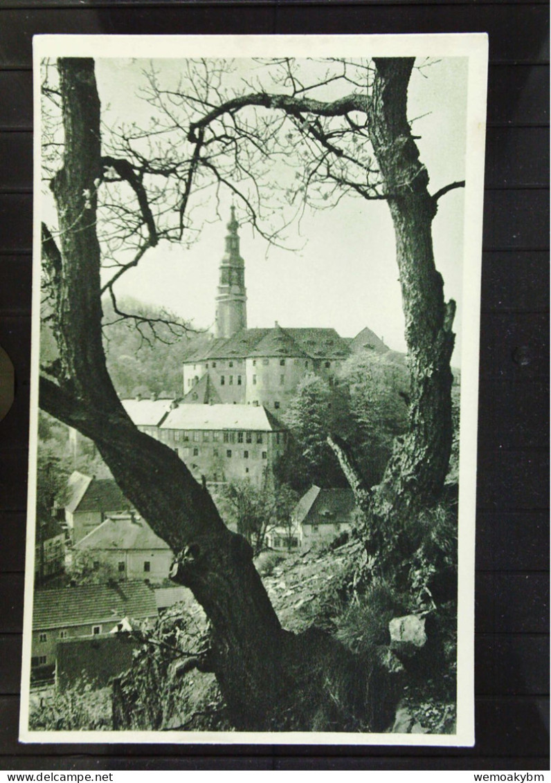 DR:  Ansichtskarte Von Schloß Weesenstein (sächs. Schweiz) Mit Blick Vom Abendfrieden- Nicht Gelaufen, Um 1930 - Weesenstein A. D. Müglitz