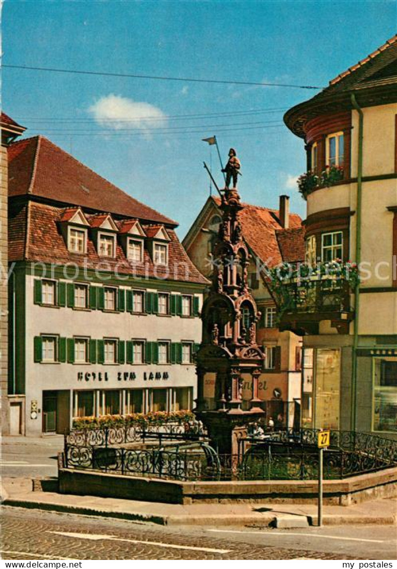 73226342 Rottweil Neckar Hotel Lamm Brunnen Rottweil Neckar - Rottweil