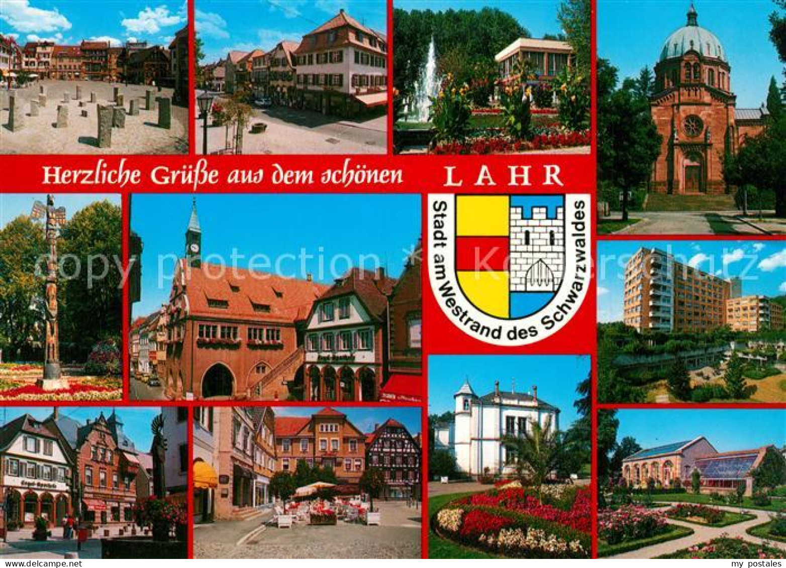 73226339 Lahr Baden Impressionen Innenstadt Altstadt Parkanlagen Wappen Lahr Bad - Lahr