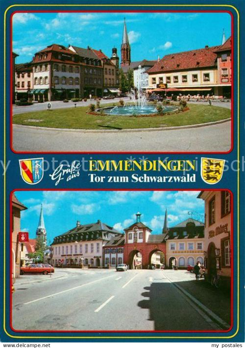 73226319 Emmendingen Marktplatz Stadttor Tor Zu Schwarzwald Und Kaiserstuhl Emme - Emmendingen