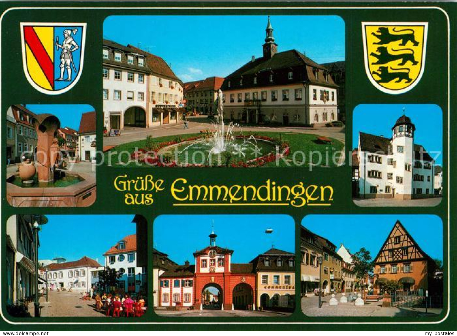 73226313 Emmendingen Brunnen Marktplatz Innenstadt Torbogen Tor Zu Schwarzwald U - Emmendingen