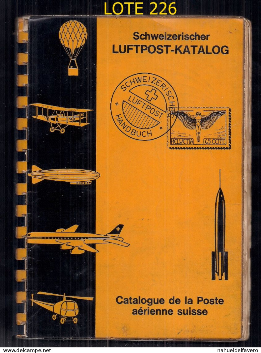 CATALOGO ESPECIALIZADO CORREO AEREO DE SUIZA 1962 - Zwitserland