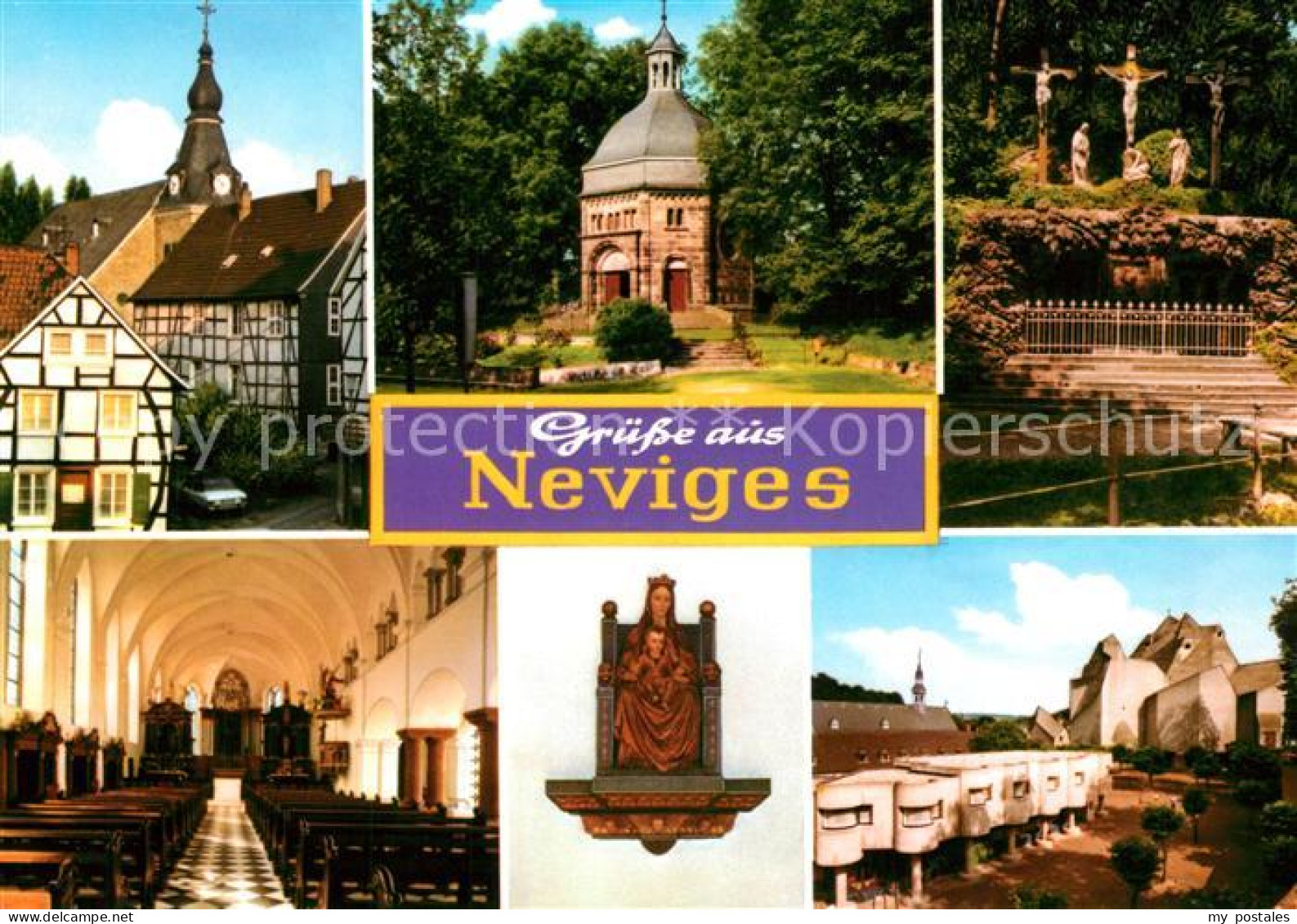 73226057 Neviges Velbert Fachwerk Kirche  Neviges Velbert - Velbert