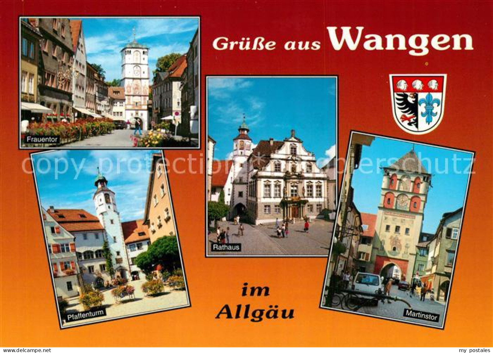 73225858 Wangen Allgaeu Frauentor Pfaffenturm Rathaus Martinstor Wangen Allgaeu - Wangen I. Allg.