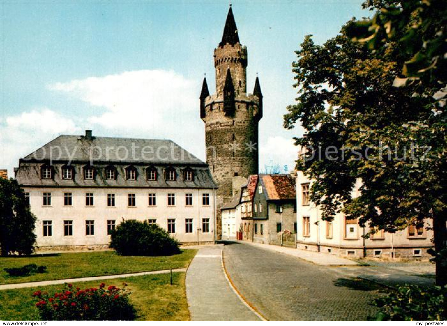 73225811 Friedberg Hessen Adolfsturm Mit Schiller Gymnasium Friedberg Hessen - Friedberg