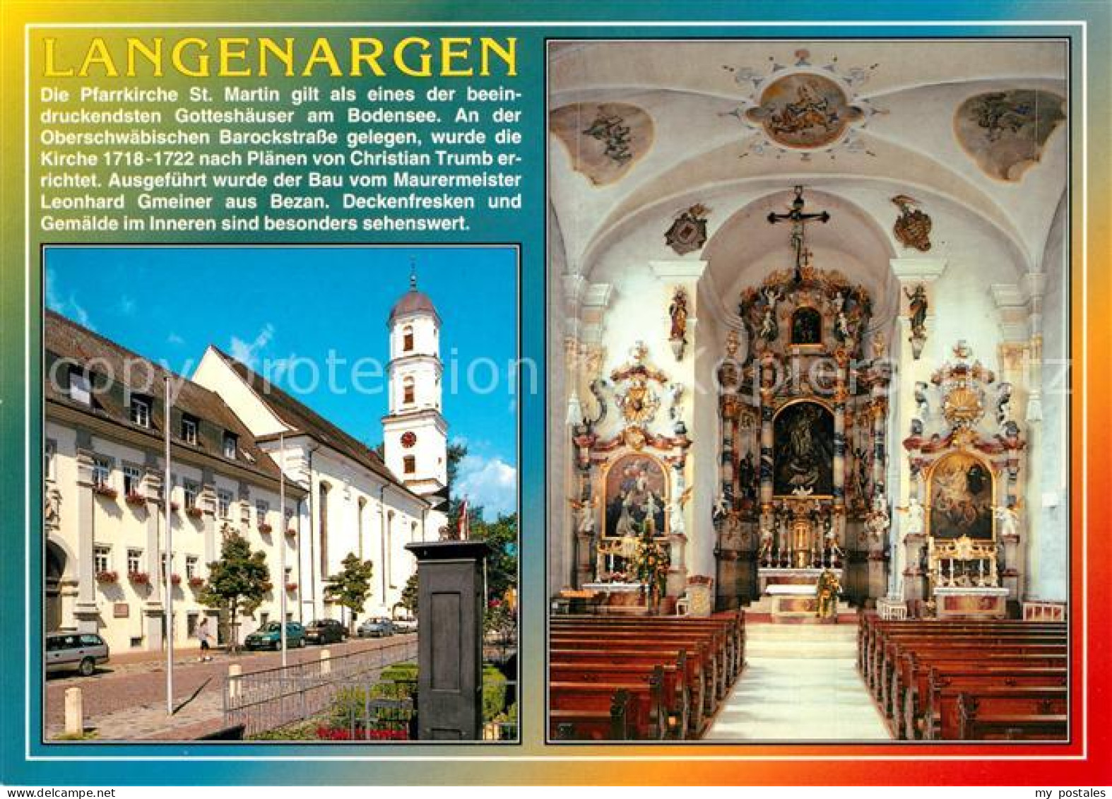 73225659 Langenargen Bodensee Pfarrkirche St Martin Inneres Langenargen Bodensee - Langenargen