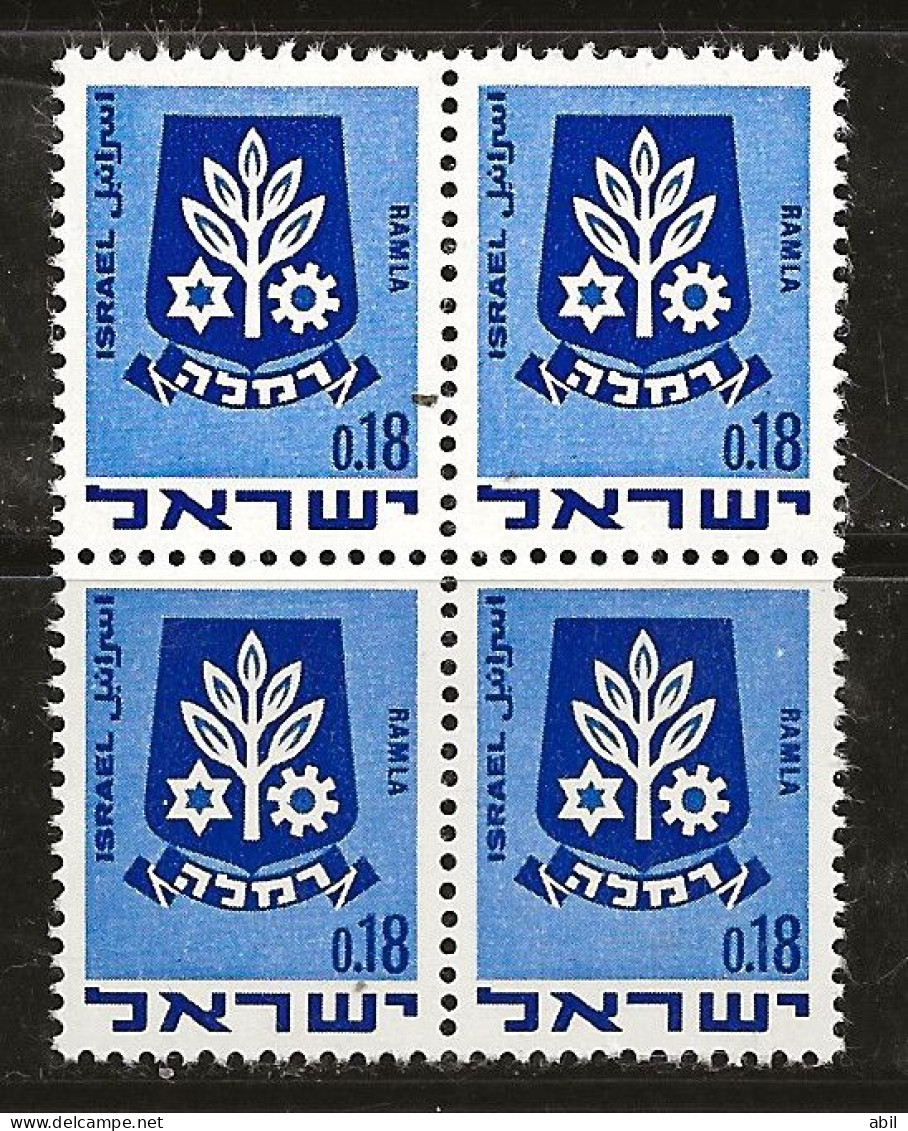 Israël 1969-1970 N°Y.T. ;  382A ** - Nuovi (con Tab)