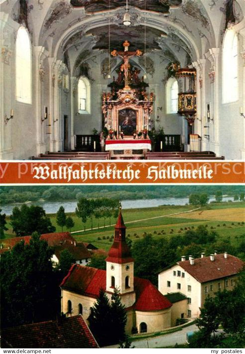 73225423 Halbmeile Deggendorf Wallfahrtskirche Halbmeile Deggendorf - Deggendorf