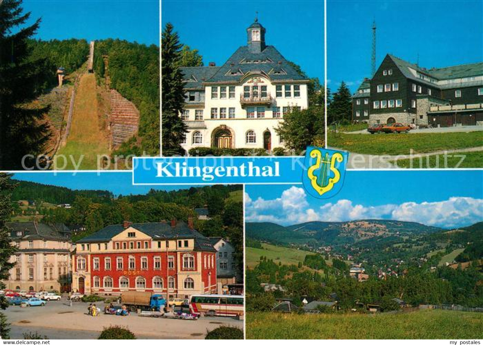 73225391 Klingenthal Vogtland Aschbergschanze Rathaus Jugendherberge Aschberg Kl - Klingenthal