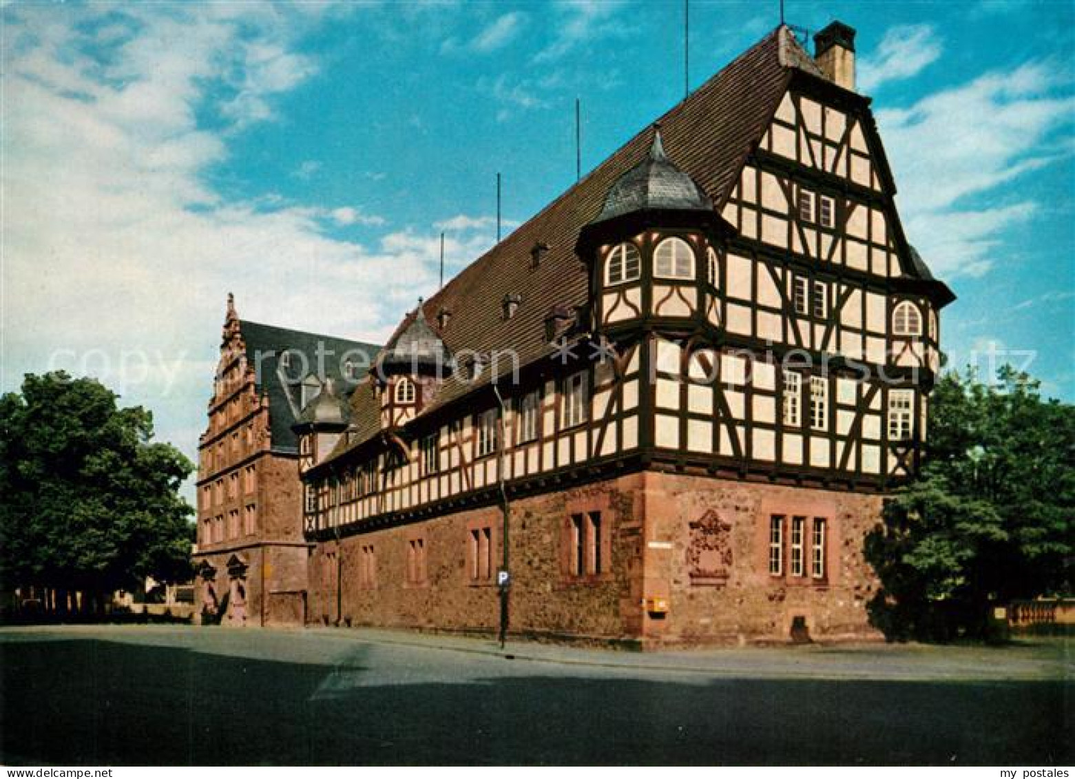 73225371 Giessen Lahn Zeughaus Fachwerk Neuse-Schloss Giessen Lahn - Giessen