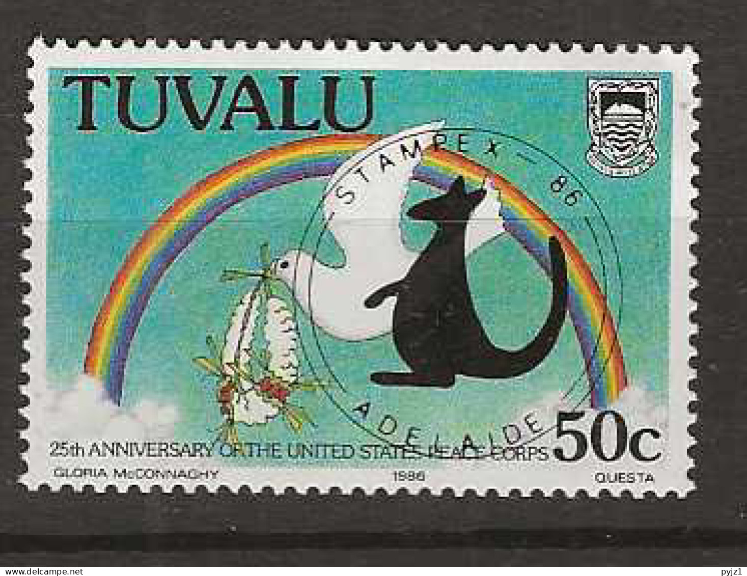 1986 MNH Tuvalu Mi 386 - Tuvalu