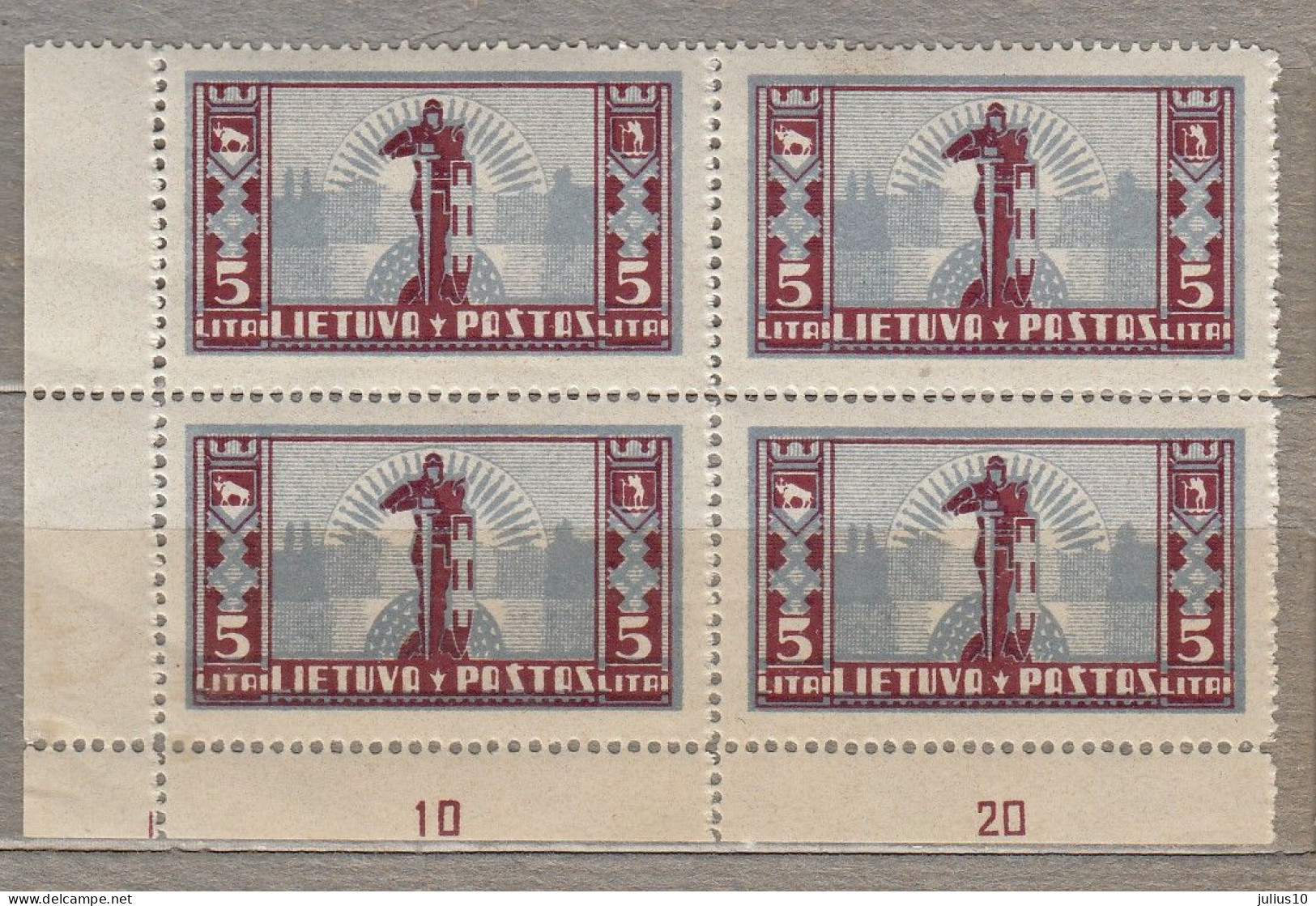 LITHUANIA 1934 Definitive MNH(**) Mi 402 #671 - Litauen