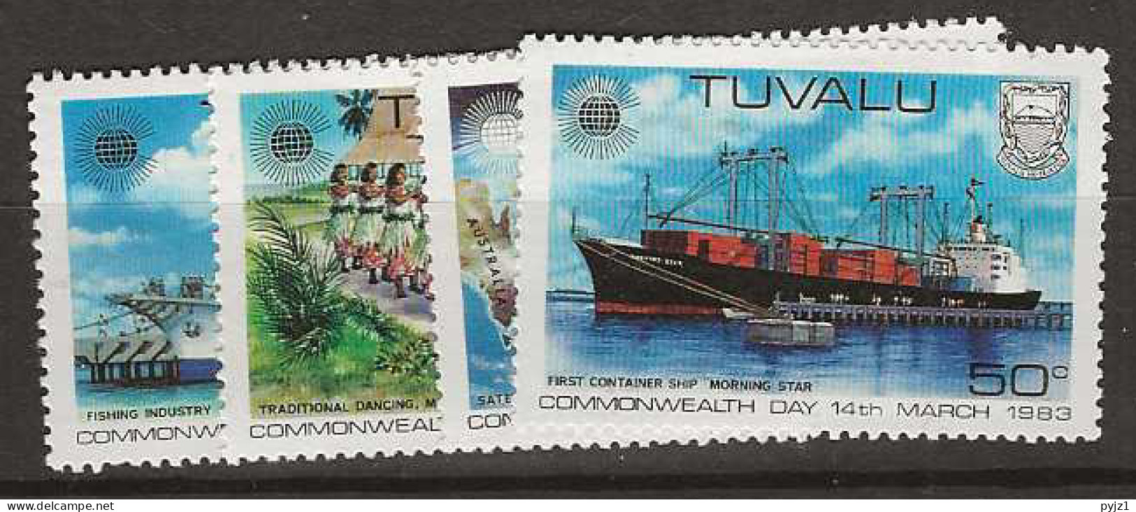 1983 MNH Tuvalu Mi 186-96 - Tuvalu