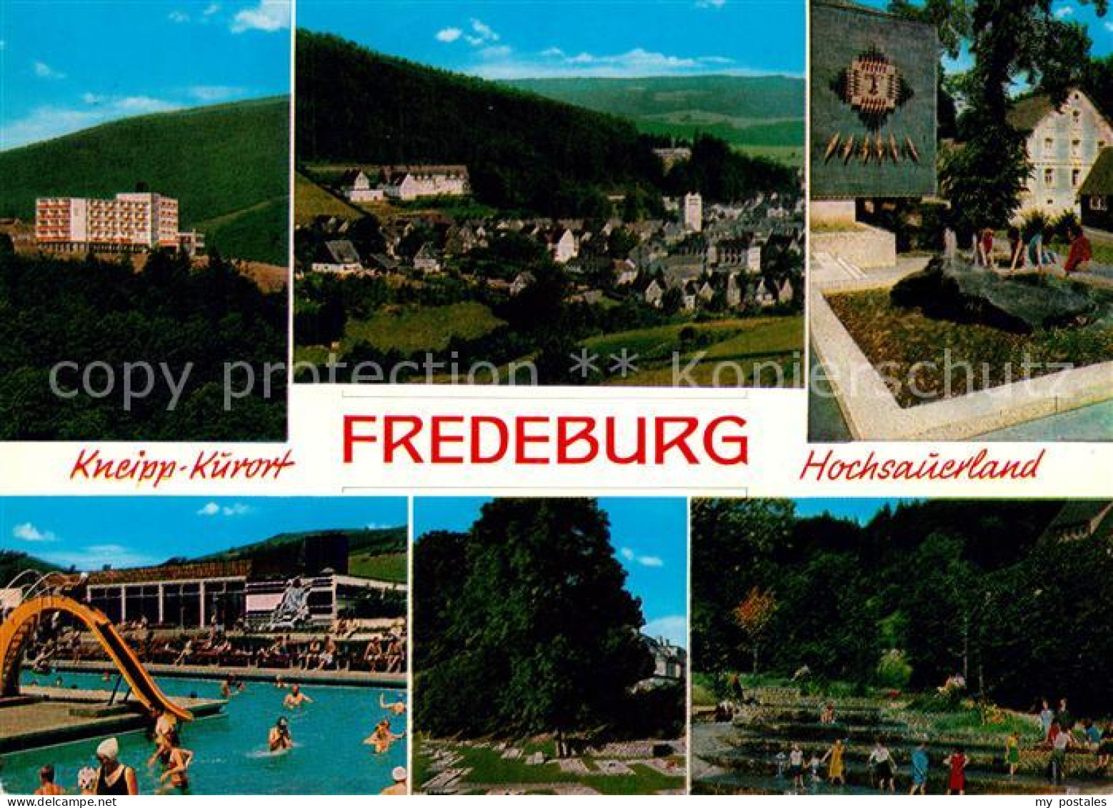 73224567 Fredeburg Schmallenberg Schwimmbad Kurpark Panorama Fredeburg Schmallen - Schmallenberg