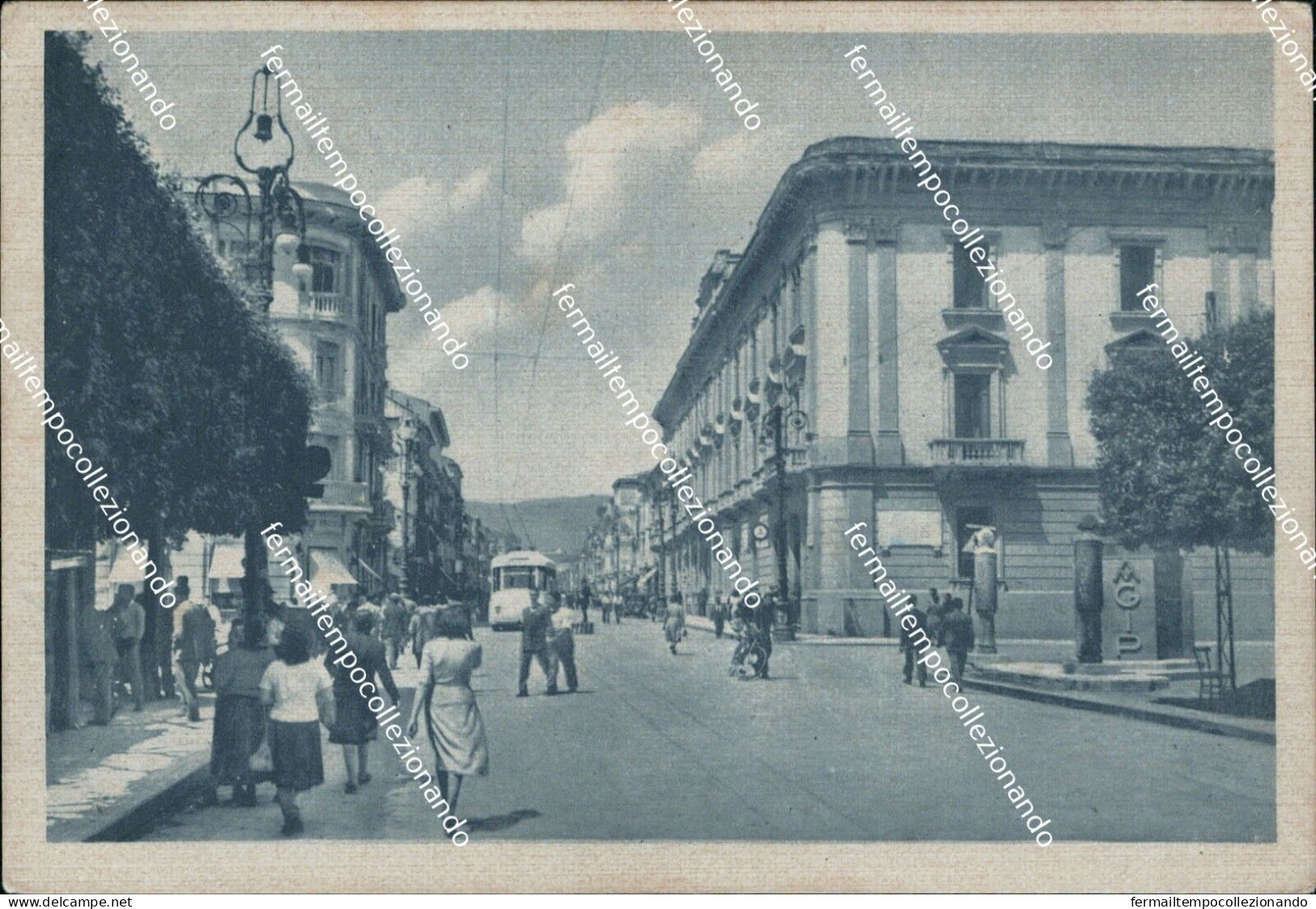 Bz428 Cartolina Avellino Citta' Corso Vittorio Emanuele Campania - Avellino