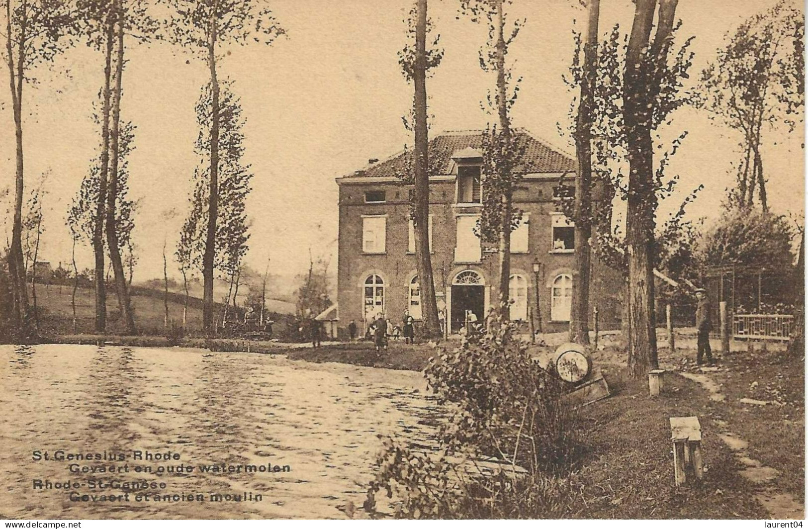 RHODE SAINT GENESE.  GOYAERT ET ANCIEN MOULIN. ANIMATION. - St-Genesius-Rode