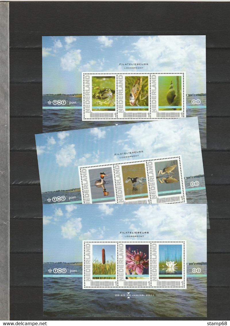 Nederland NVPH 2751C1-C3 Persoonlijke Zegels Filateliebeurs Loosdrecht 2011 MNH Postfris - Personnalized Stamps