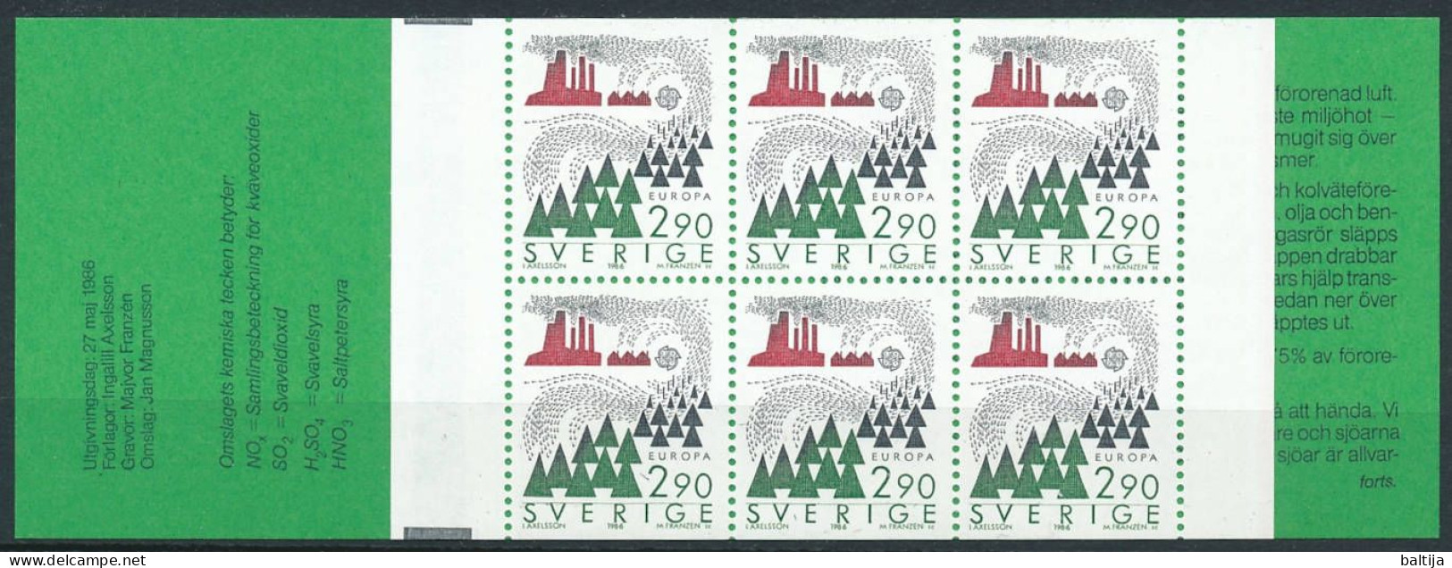 H.370 Booklet ** MNH / CEPT, Europa, Nature & Environmental Protection - 1986