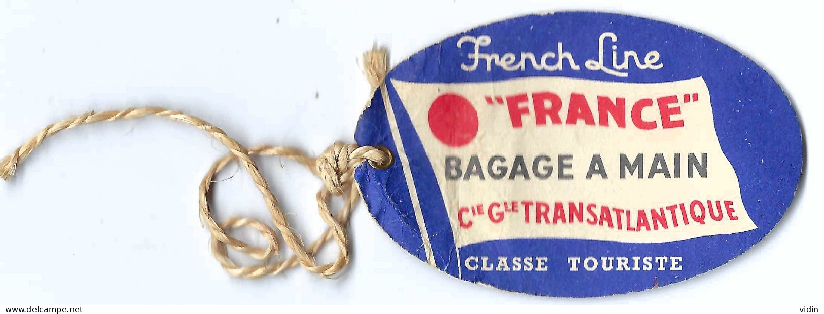 Etiquettes De Voyage Compagnie Générale Transatlantique Lot De 5 - FRENCH LINE - Other & Unclassified