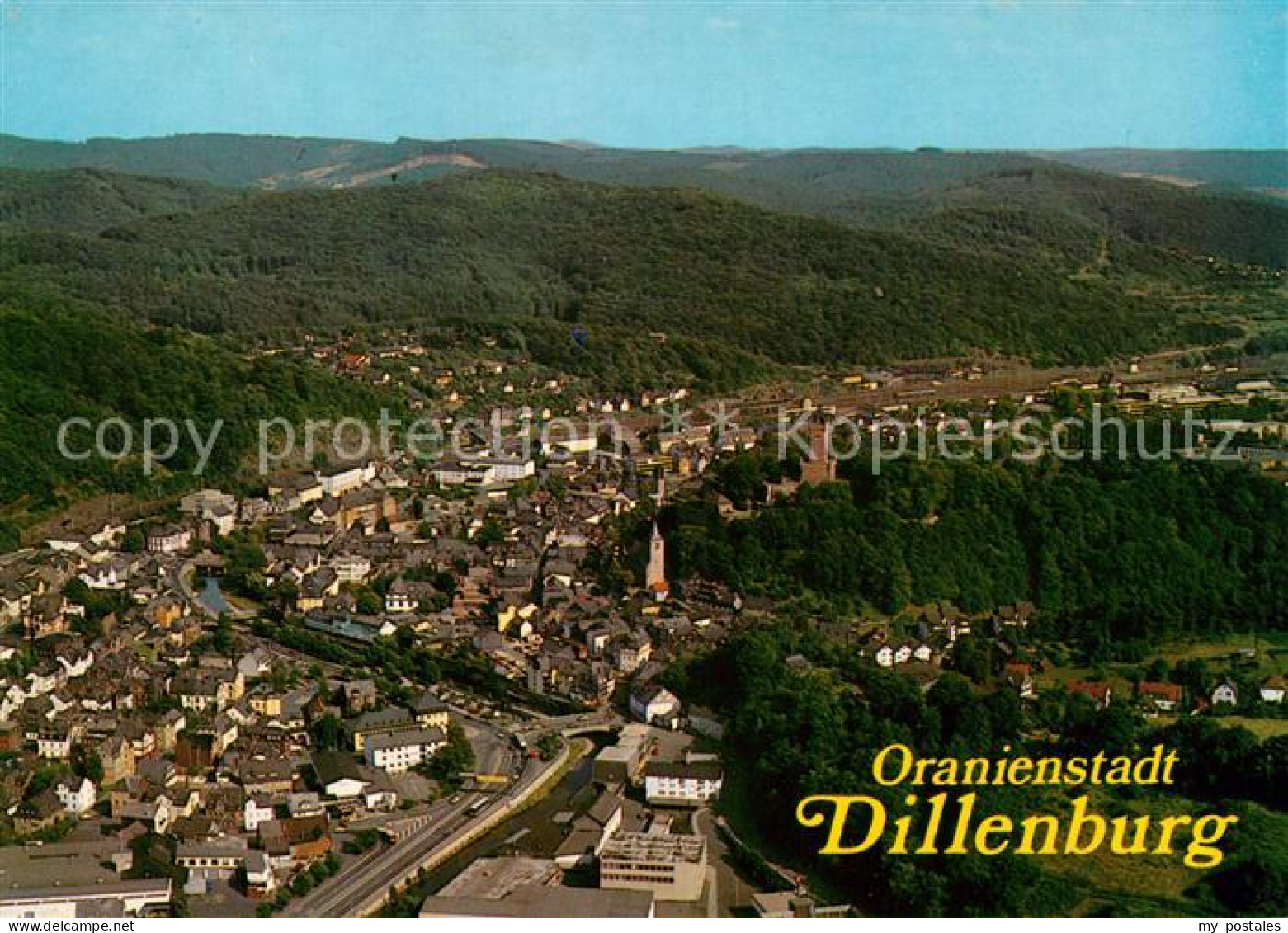 73223876 Dillenburg Fliegeraufnahme Oranienstadt Dillenburg - Dillenburg