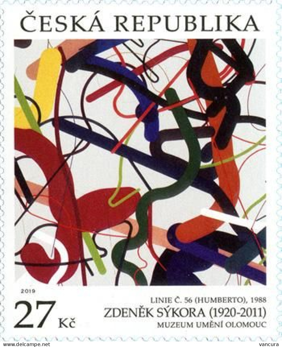 1033 Czech Republic Work Of Art Of Z. Sykora 2019 - Unused Stamps