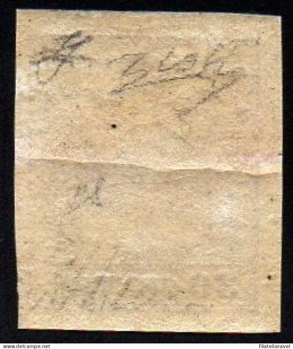 * 1850 Lombardo Veneto 30 Cent Bruno Nuovo Con Gomma Sass. N8 (II Tipo) (21000) - Lombardo-Veneto