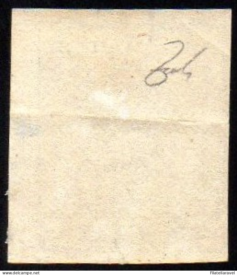 * 1850  Lombardo Veneto 45 Cent Azzurro N12 Sass. Cert. Terrachini Nuovo Con Gomma(III Tipo) (47500) - Lombardo-Veneto