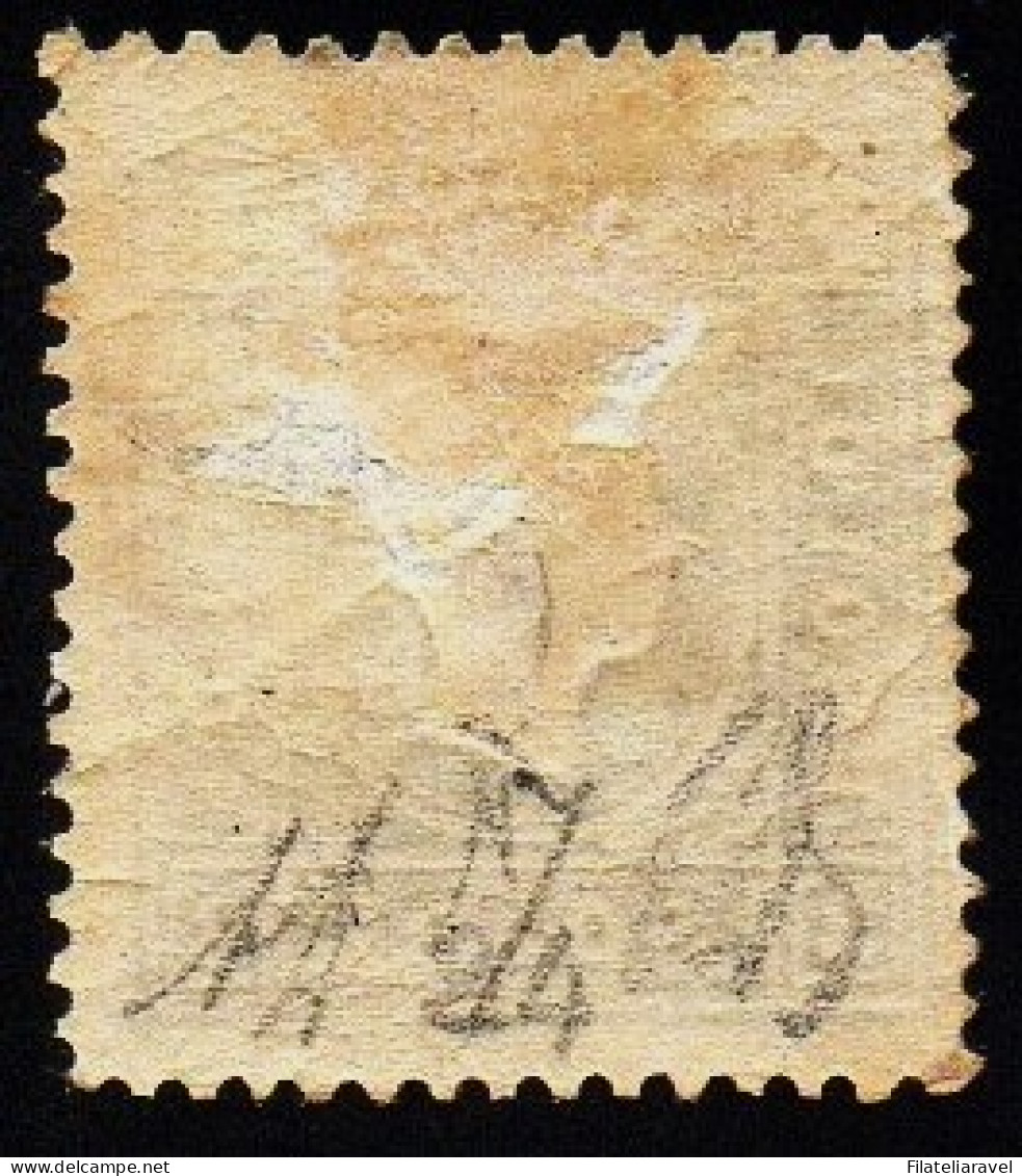 * 1859 Lombardo Veneto 3 Soldi Nero Sassone N 29 Cert E. Diena (32000) - Lombardy-Venetia