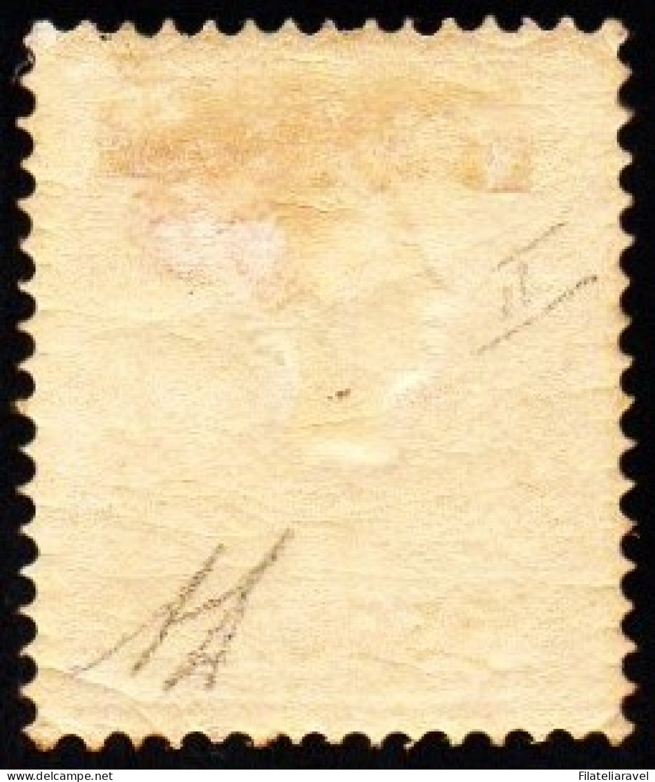 * 1859 Lombardo Veneto 5 Soldi Rosso Sassone N 30 (1000) - Lombardo-Venetien