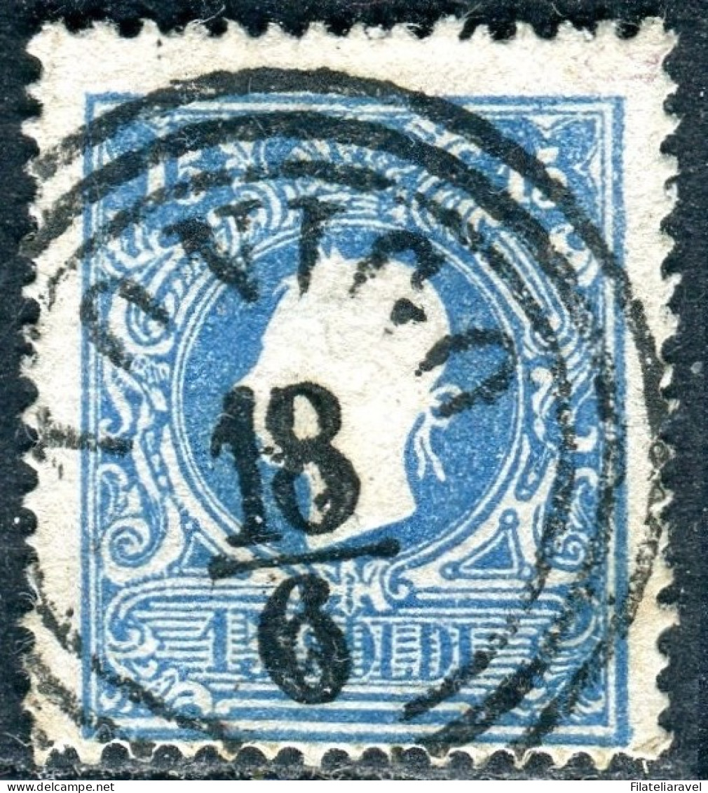 Us 1859 - Lombardo Veneto - II Emissione -  15 Soldi Azzurro II Tipo Usato Lonigo - Lombardo-Venetien