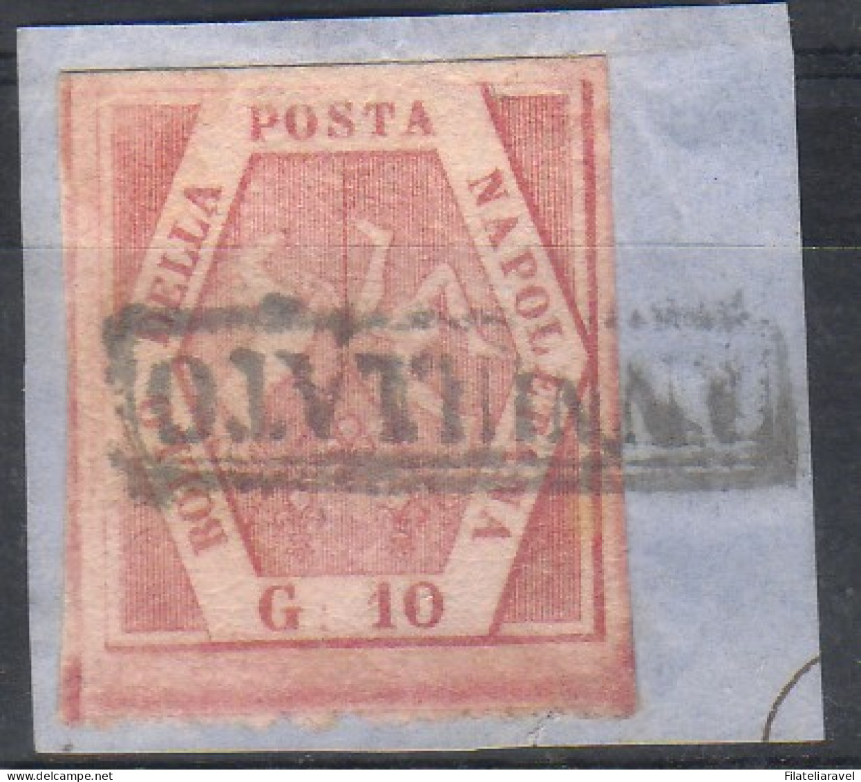 Us Napoli  1858 10 Grana II Tavola - Neapel