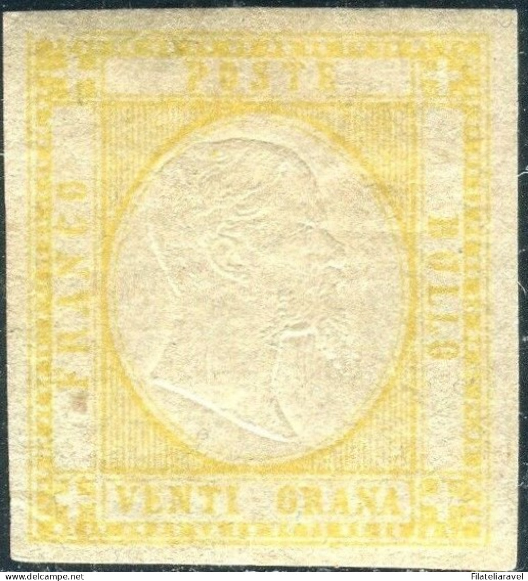 * 1861 NAPOLI - Province Napoletane -10 Grana Arancio (23) Nuovo , Cardillo - Neapel