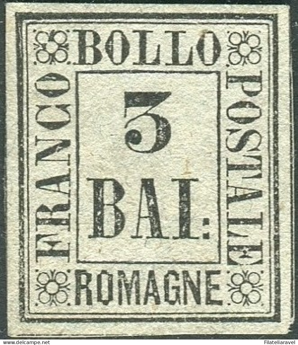 Sg 1859 Romagne - Prova 3 Baj  Grigio Chiaro (P3) Nuovo Senza Gomma Come Da Emissione, Diena (1.000) - Romagne