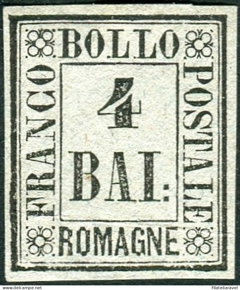 Sg 1859 Romagne - Prova 4 Baj  Grigio Chiaro (P4) Nuovo Senza Gomma Come Da Emissione, Difettoso (1.000) - Romagne