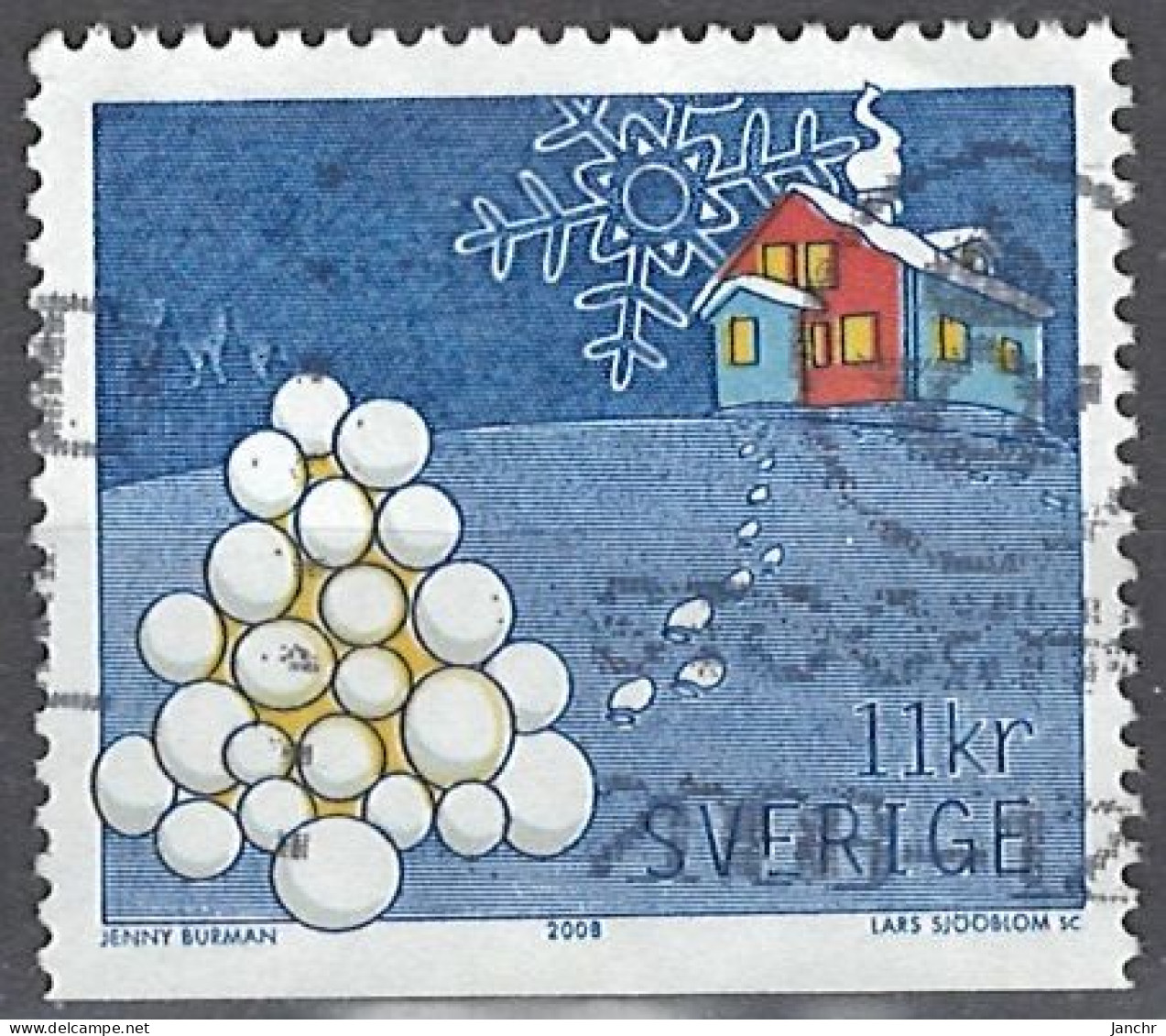 Sweden 2008. Mi.Nr. 2672 Du, Used O - Used Stamps