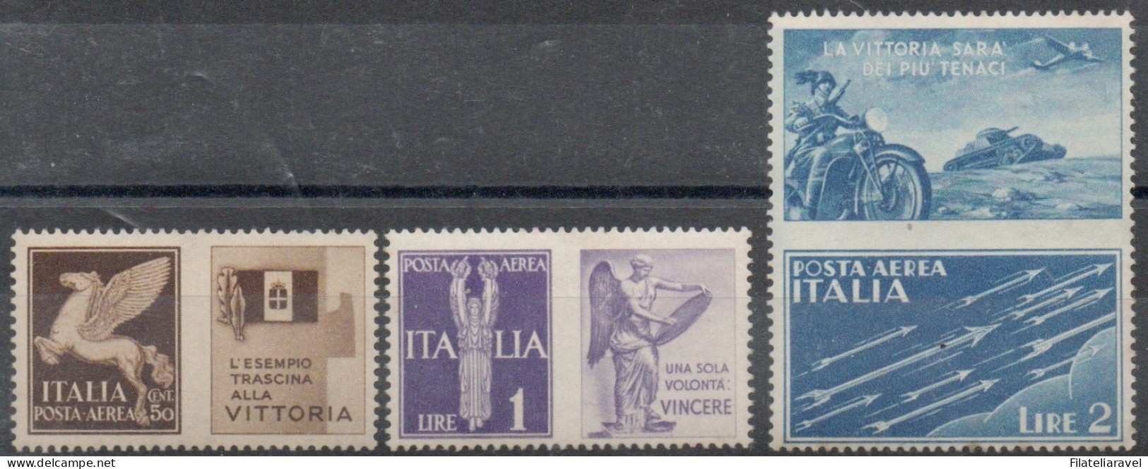 * 1942 -  Regno - Propaganda Di Guerra - Propaganda Bellica Non Emessi (12A/12C), 3 Valori, Linguellati (1.000) - Propagande De Guerre