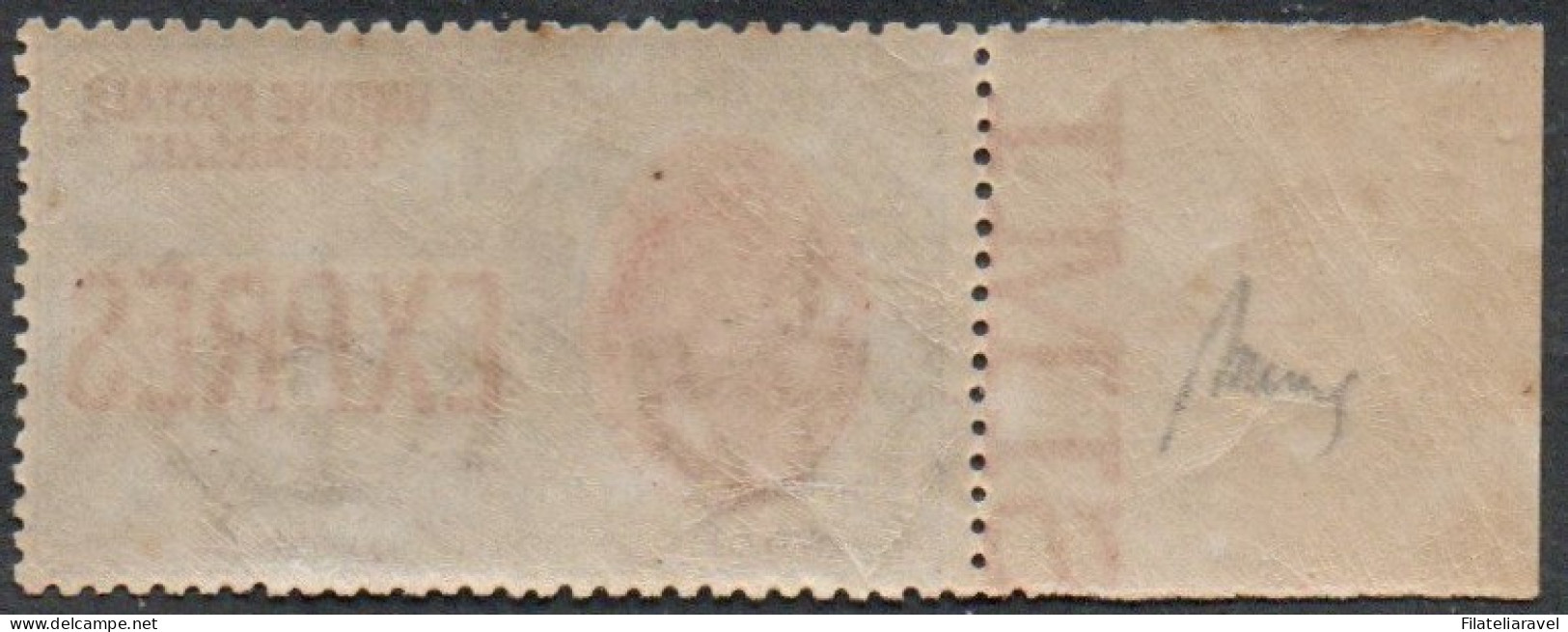 ** 1922 - Regno - Espresso (8),Vittorio Em. Lll '' Non Emesso, Gomma Integra,bordo Di Foglio Sx, Centrato ( 2.400) - Express Mail