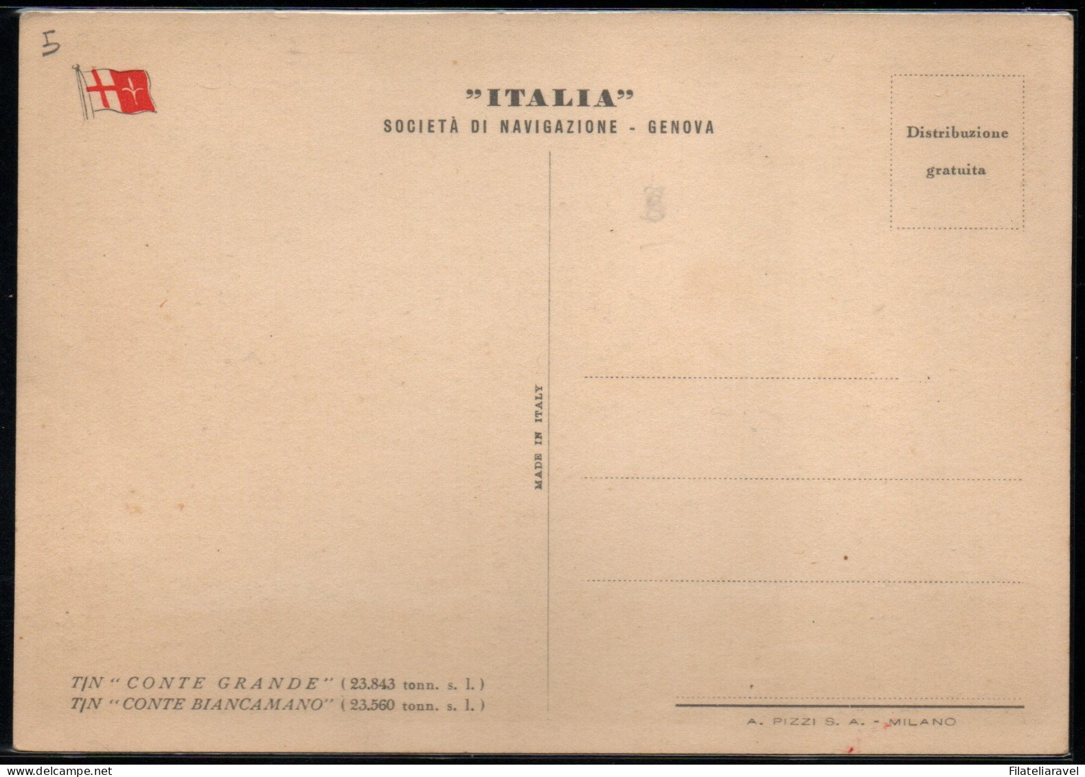 Cart Cartolina 1950 - Navi Da Crociera Lotto Di 200 Cartoline Nuove/viaggiate (Lloyd-Costa Crociere-Italia-Span) - Strafport